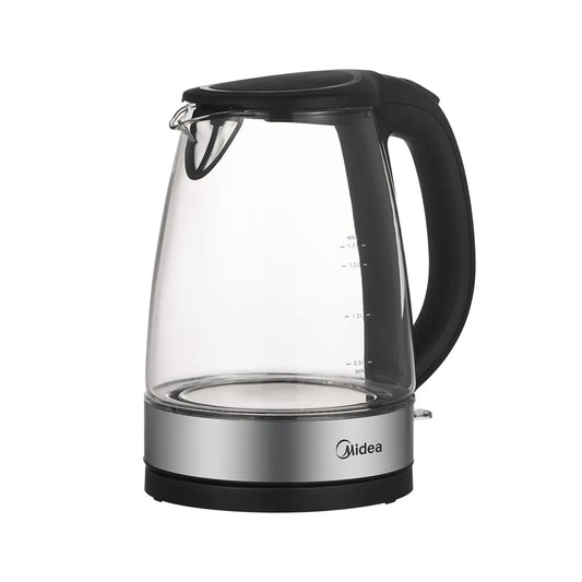 Bouilloire électrique en verre à température contrôlée de 1,7 L