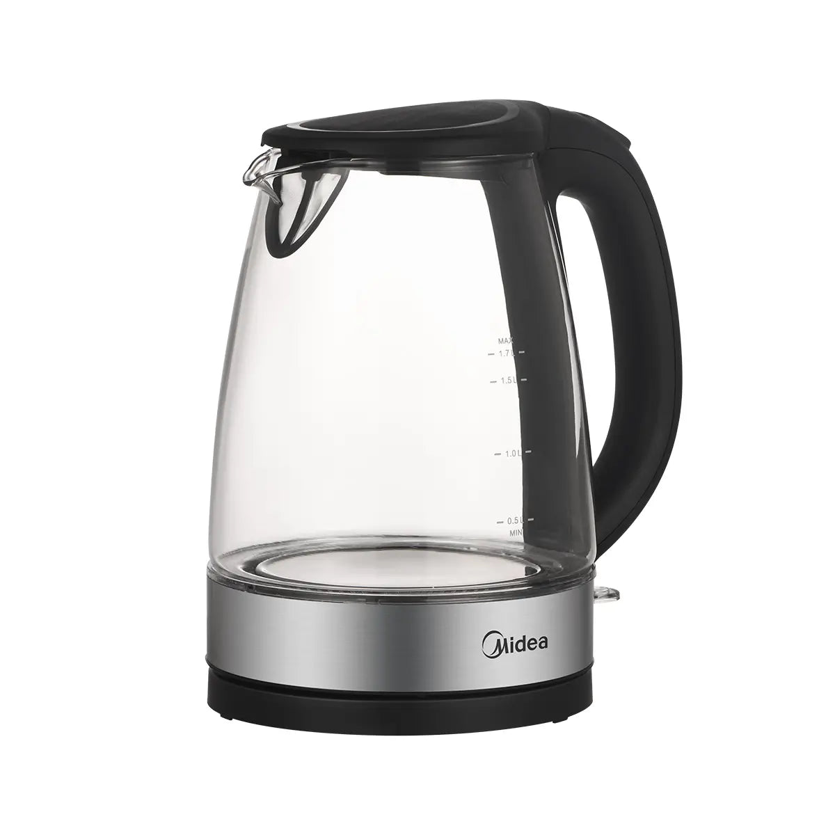 Bouilloire électrique en verre à température contrôlée de 1,7 L