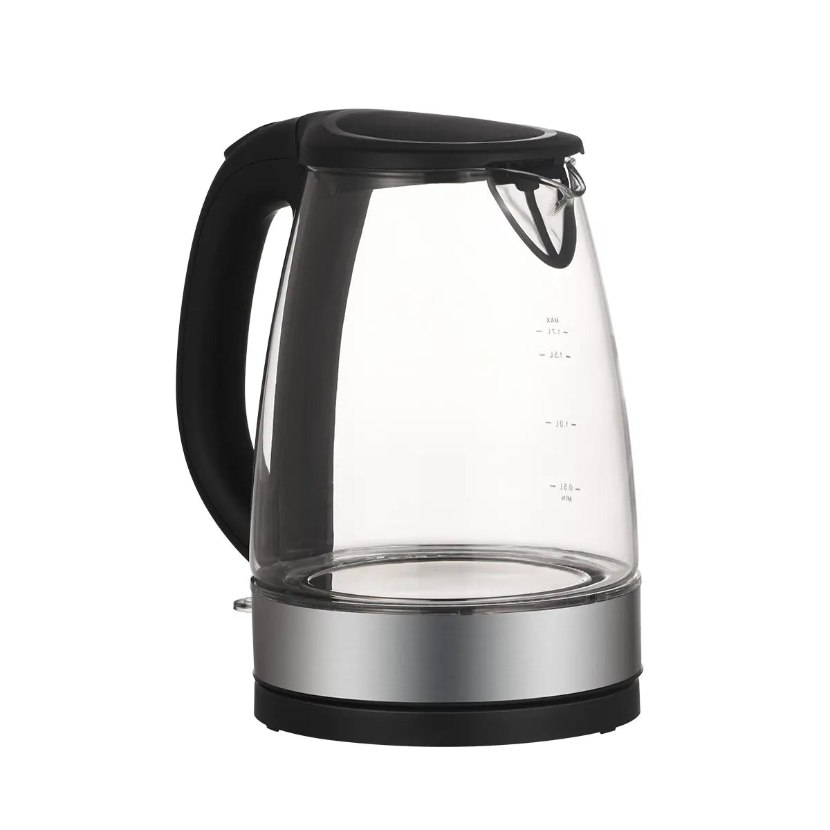Bouilloire électrique en verre à température contrôlée de 1,7 L